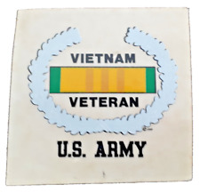 VIETNAM VETERAN U.S. ARMY WINDOW DECAL FOR VEHICLE BRAND NEW picture