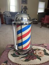 Vintage The Mini Pole Dix Barber supply company Barber Pole Hanging Light rare picture