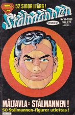 A vintage Superman / Stalmannen  (1980 ) comic  in Swedish picture