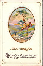 Postcard Merry Christmas Vintage Greeting Card   [de] picture