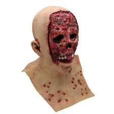 1Pc Scary Melting Face Zombie Latex Mask Horror Halloween Party Props Costume picture