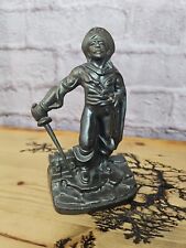Swashbuckler Pirate Single Bookend/Replacement Original 1928 NuArt Metal picture