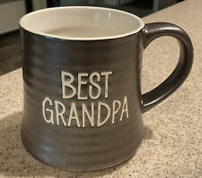 Hallmark NOS “Best Grandpa” Wide Bottom Coffee Mug Cup NEW picture