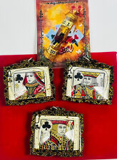 3PCS Winning Gambling Magic Card Locket Money Amulet Pendant Wealth Lucky Gamble picture