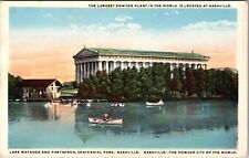 Nashville TN-Tennessee, Lake Watauga & Parthenon, Vintage Postcard picture
