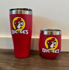 Set of 2  Red Buc-ees  Stainless Steel Travel, Tumbler & Cup - Yukon Outfitters picture
