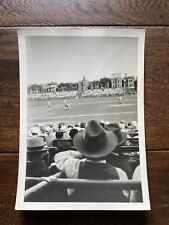 Baseball Game & Atlas Beer Sign Players on the Field Vintage Photo picture