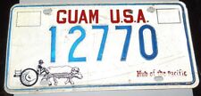 Vintage Guam License Plate 12770 picture