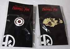 Lot of Two Hunt a Killer Collectible Enamel Pins Skull & Friends Of America picture