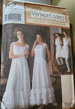 Simplicity 7157 Slip Camisole Bloomers 1900s Pattern Sz 14 16 18 20 Vtg Closet  picture