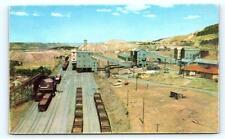 CEDAR CITY, UT Utah ~ IRON MOUNTAIN MINES Railroad Tracks c1950s  Postcard picture