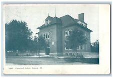 Seneca Illinois Postcard Parochial School Exterior Building 1911 Vintage Antique picture