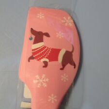 Bakeshop Christmas Snowflakes Dachshund Spatula w/Gingerbread Cookie Cutter NEW picture