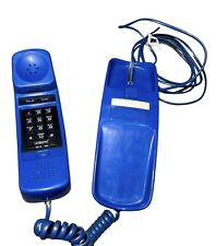 Vtg 1980s Blue Touch Tone Button Telephone Unisonic TP 6432 Landline picture