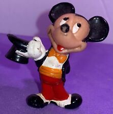 Vintage Walt Disney Applause Magician Mickey Mouse 2” Vinyl Figure Cake Topper picture