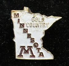 Vintage- Enamel Lapel Pin- Minnesota Gold Country. U Of M Goldy Gopher Gophers picture