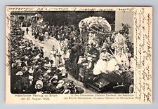 Erfurt, Germany, Hortiicutural Parade August 1902, Vintage Postcard picture