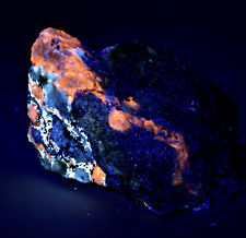 450 GM Sharp Fluorescent Deep Green Sodalite With Pyrite Specimen @ Afghanistan picture