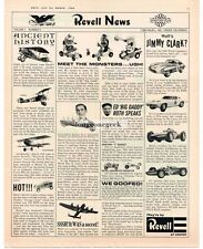 1964 Revell News Volume 1 Number 4 Model Car Plane Ed Roth Vintage Print Ad picture
