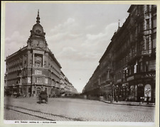 Magyarország, Budapest, Andrassy ut, Andrassy-Strasse vintage photomechanical pr picture