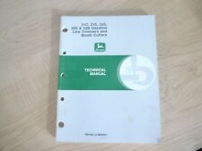 JOHN DEERE 21C, 21S, 25S, 30S, 38B Line Trimmers,Brush Cutters Technical Manual  picture