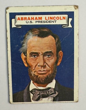 Abraham Lincoln 1967 Topps Who am I? #25 Vintage VTG - Poor/Worn Condition picture