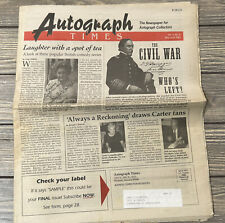 Vintage May June 1995 Autograph Times Newspaper The Civil War picture
