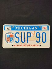 Expired Vintage Michigan License Plate 1990s Auto Americana 1997 VTG  picture