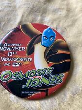 2001 Osmosis Jones Movie Promo Pin back Button Chris Rock Bill Muray Good Used picture