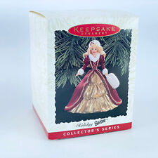 1996 Hallmark Keepsake Ornament Holiday Barbie Fourth in Series picture