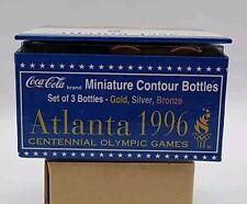 Coca-Cola miniature contour bottle set. 1996 ATL Olympic Games. Limited edition. picture