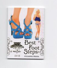 2022 Benchwarmer Best of Best Foot Steps Julianna Prada 10/10 gold foil picture