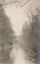 On Wotsters Brook, Somersworth, New Hampshire NH - 1906 Real Photo RPPC picture