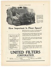 1927 United Filters Co. Ad: Midvale Plant - US Smelting, Refining & Mining Co. picture