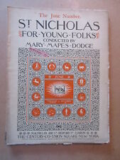 St. Nicholas for Young Folks JUNE 1896 Mary Mapes Dodge GREAT ADS picture