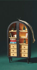 ANTHROPOLOGIE ORNAMENT Fern Storage Cabinet Black Miniature Dollhouse NEW CUTE picture