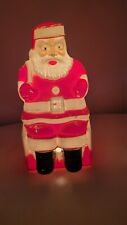 Vintage Paramount Raylite Plastic Santa Light Up 1950's Bank Rare Christmas  picture