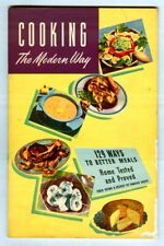 COOKING the MODERN WAY Vintage 1948 PLANTERS Hi-Hat PEANUT OIL Recipe Booklet picture