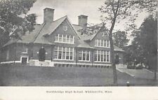 Northbridge High School Whitinsville Massachusetts MA c1910 Postcard picture