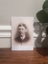 c1880s Well Dressed Dapper Man Mustache Cabinet Card  picture