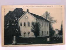 Postcard Fleetwood Pennsylvania St. Paul's Union Church Churchtown Unposted picture
