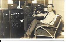 QSL Circa 1930's  Reading   PA unused   RPPC   radio card picture