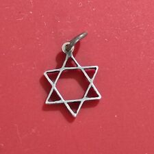 Judaica vintage silver sterling Star of David Kabala Amulet pendant 18x18 mm(TB) picture