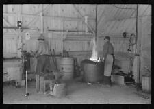 Blacksmith,Southern Paper Mill Construction Shed,Lufkin,Texas,TX,FSA,1939,1 picture