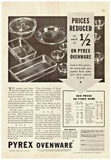 1932 Pyrex Ovenware Vintage Print Ad Prices Reduced As Much As Half  picture
