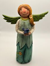 Wings of Whimsy Angel Ornament Figurine Bluebird of Happiness picture