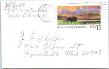 Postcard - America the Beautiful - 15 Cents USA picture