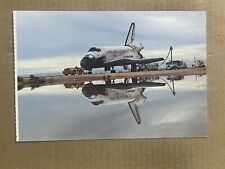 Postcard NASA Space Shuttle Landing In California CA Vintage PC picture