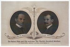 Wilbur & Orville Wright, World's Greatest Plane Aviators Ohio -- Modern Postcard picture