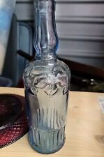  Vintage Oak Leaf Glass Bottle From 1950s picture